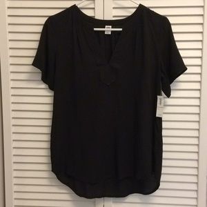 Size Small Black V-Neck Old Navy Top